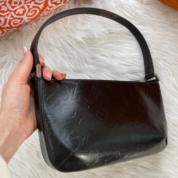 Louis Vuitton vernis black shoulder bag mat fowler - Picture 6 of 15